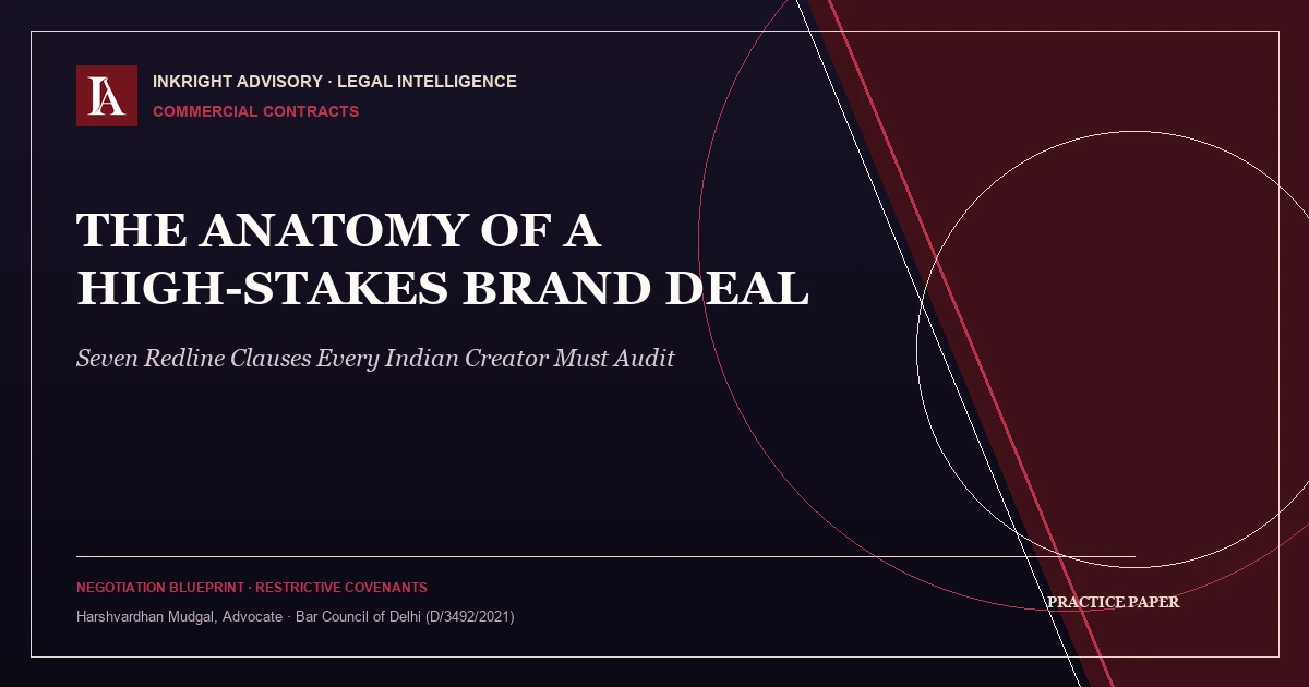 The Anatomy of a High-Stakes Brand Deal: Seven Clauses Every Creator Must Audit