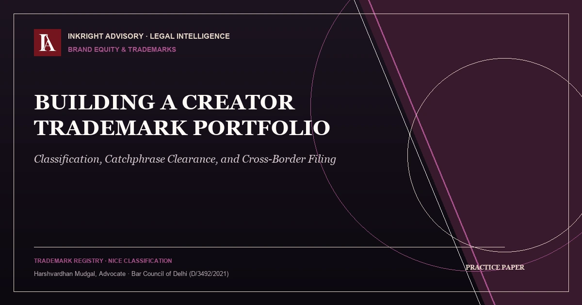 Building a Creator Intellectual Property Moat: How to Register Trademarks in India