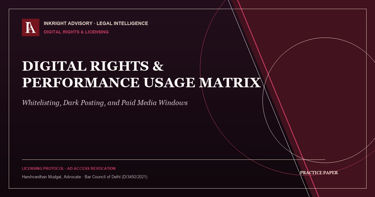 The Complete Guide to Digital Rights Licensing: Term, Territory, and Paid Media Windows